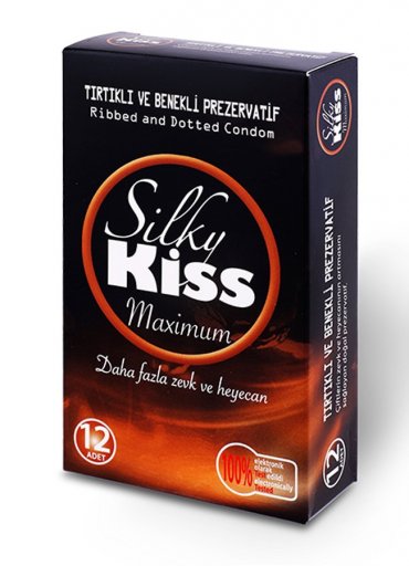 Silky Kiss Maximum Tırtıklı ve Benekli Prezervatif