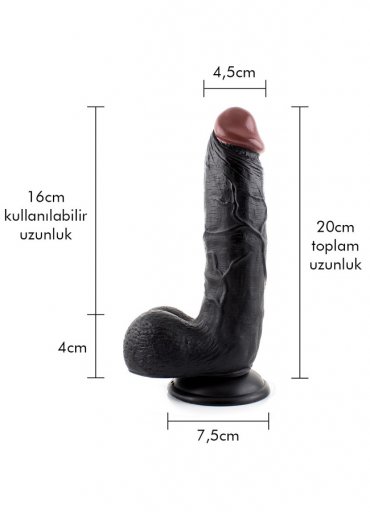 20 Cm Titreşimli Zenci Vibratör