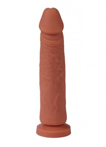 Çift Katmanlı Silikon Realistik 17 Cm Penis Dildo