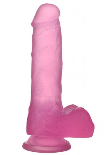 Jel Dokulu Penis Dildo 17 Cm