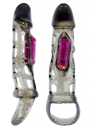 Titreşimli Slikon Penis Kılıfı