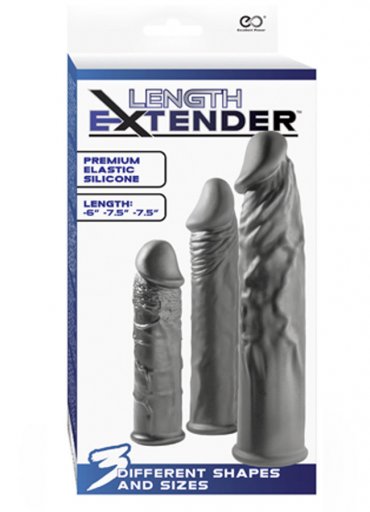 Extender 3 lü Silikon Penis Kılıfı Seti