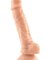 Damarlı 22 Cm Testisli Vantuzlu Dildo