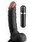 Testisli Damarlı 23 Cm Titreşimli Zenci Dildo