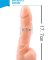 T Skin Spread Me Gerçekçi Dildo 18 Cm