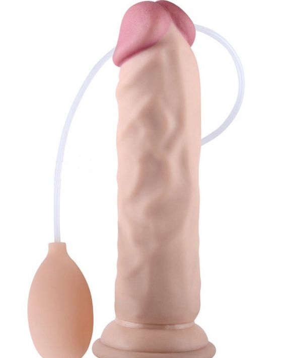 Su Fışkırtmalı Et Dokulu Dildo