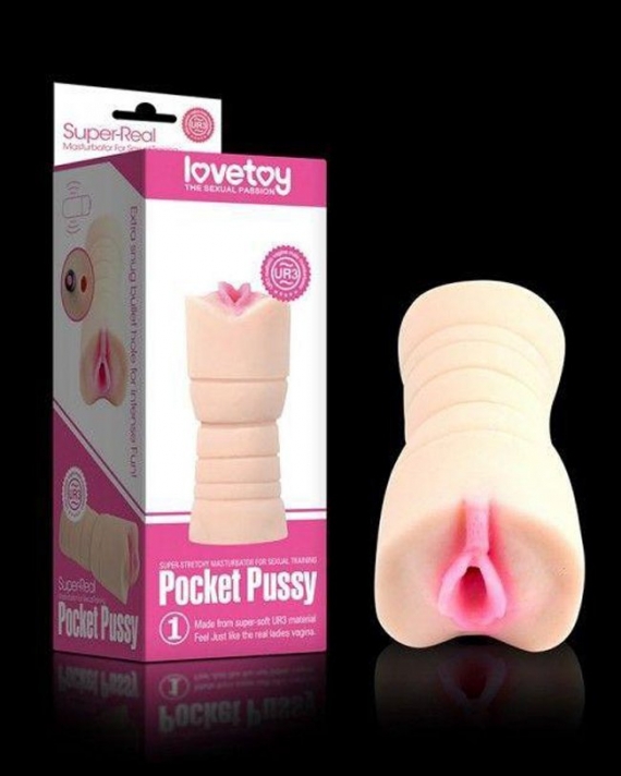 Lovetoy Pocket Titreşimli Realistik Mastürbatör