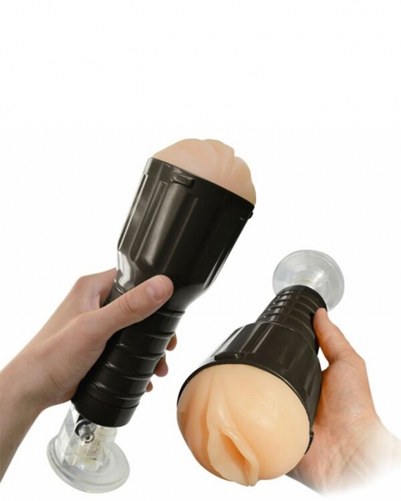 Vantuzlu Fener Tipi Suni Vajina Mastürbatör