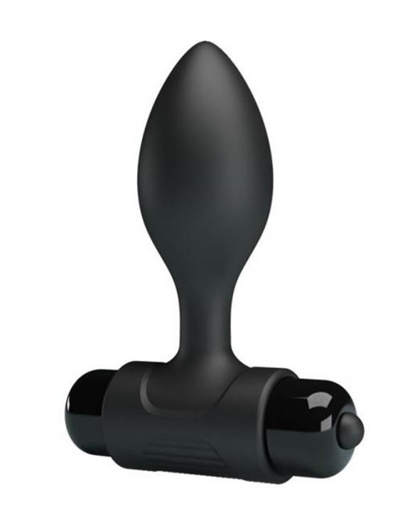 Unisex Silikon Titreşimli Anal Plug Anal Tıkaç