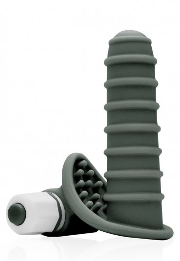 The Finger Titreşimli Klitoris Uyarıcılı Kılıf