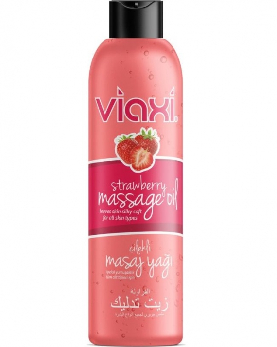 Viaxi Masaj Yağı Çilek Aromalı 177 ml