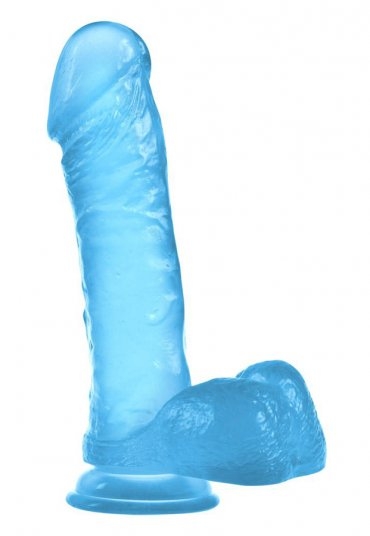 Vantuzlu Jel Dokulu 20.5 Cm Dildo