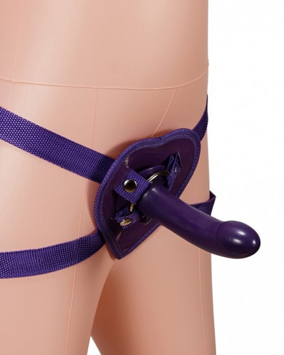 Fetish Rider Balden Bağlamalı Protez Penis