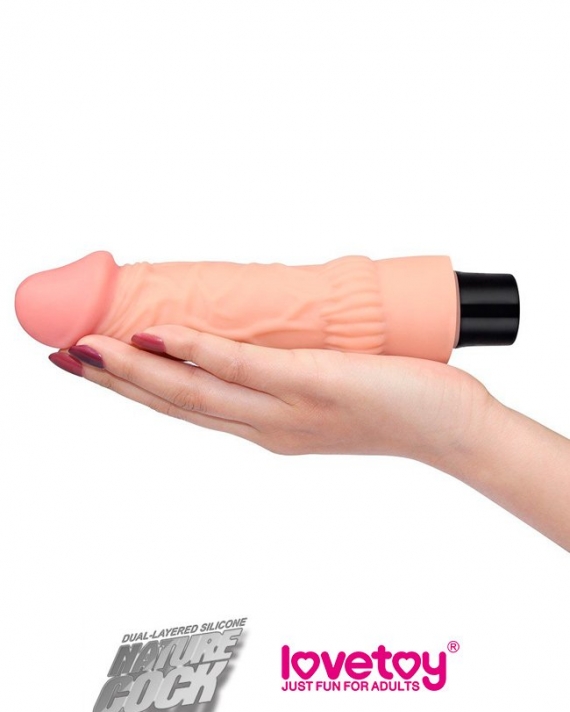 Titreşimli Ultra Yumuşak Realistik Vibratör 20 Cm