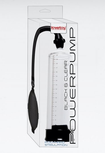 Power Massage Pump Şeffaf Vakumlu Penis Pompası