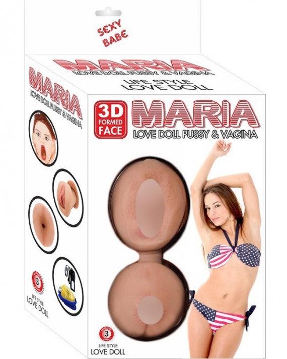 Titreşimli Saçlı Realistik Vajinalı Şişme Bebek Manken