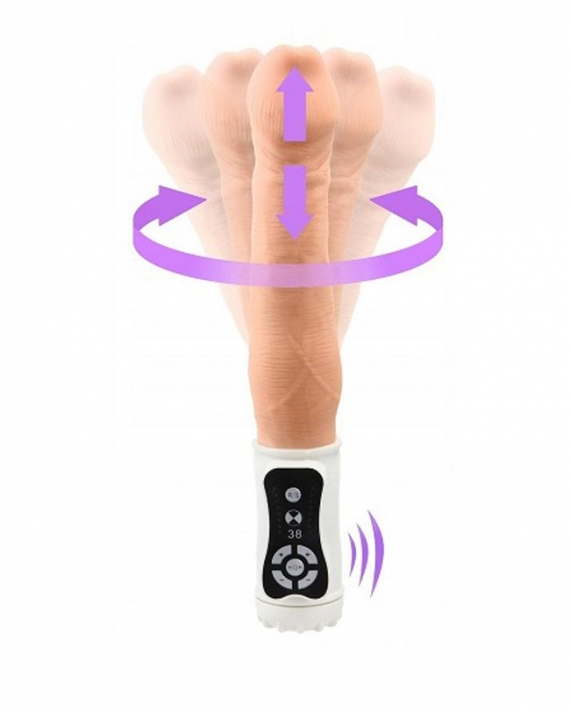 27 Cm Realistik Titreşimli Süper Güçlü Vibratör