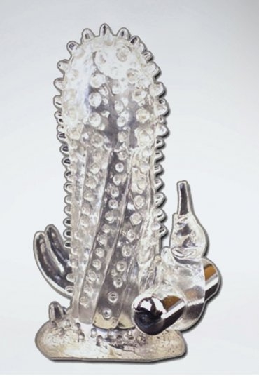 Sleeves Titreşimli Penis Kılıfı Şeffaf