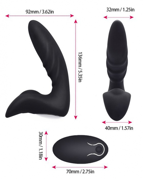 Bay Bayan Prostat Masaj Orgazm Vibratörü