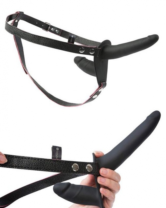 Çift Taraflı Belden Bağlamalı Zenci Penis