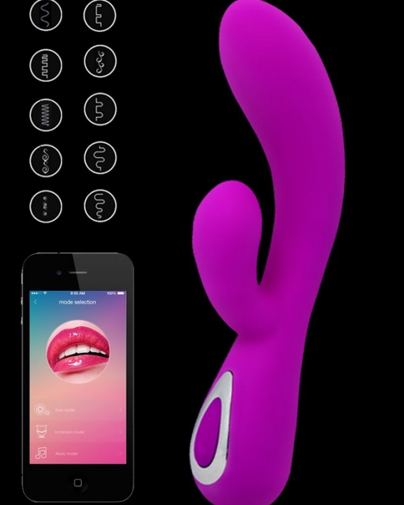 Telefon Uyumlu Titreşimli Orgazm Vibratörü