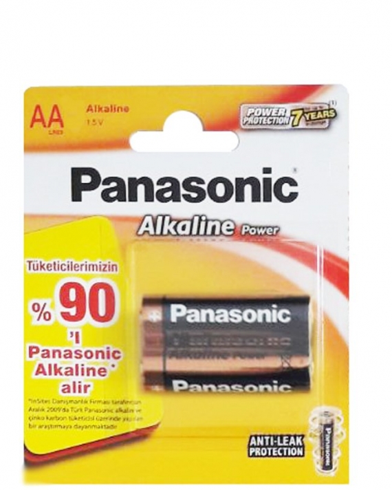 Panasonic Power Alkalin 2xAA Kalem Pil
