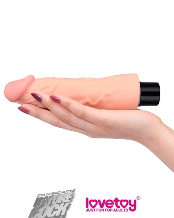 Titreşimli Ultra Yumuşak Realistik Vibratör 18 cm