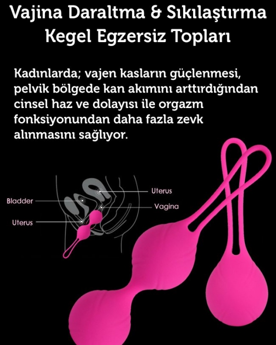 Vajina Daraltma Kegel Egzersiz Topu