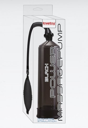 Penis Power Massage Pump Siyah Vakumlu Penis Pompası