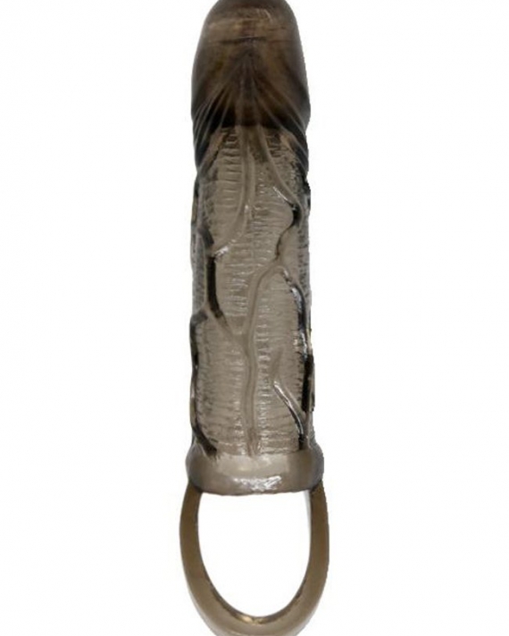 Ten Dokusunda Dolgulu Titreşimli Penis Kılıfı