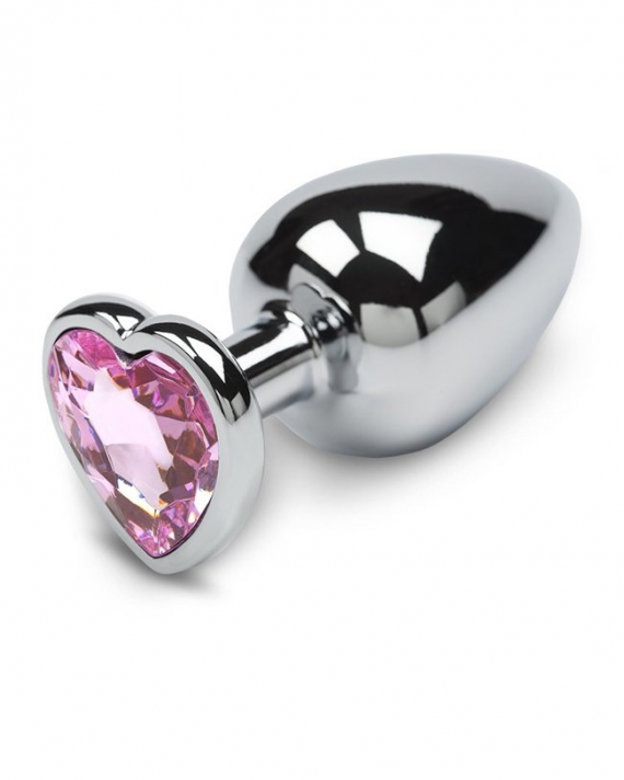 Anal Plug Metal Gümüş Orta Boy