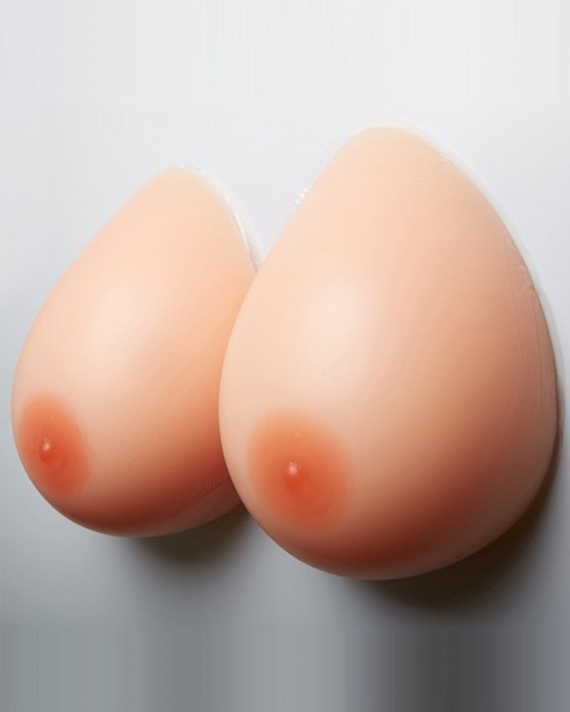 Gerçekçi Silikon Takma Göğüs Protezi
