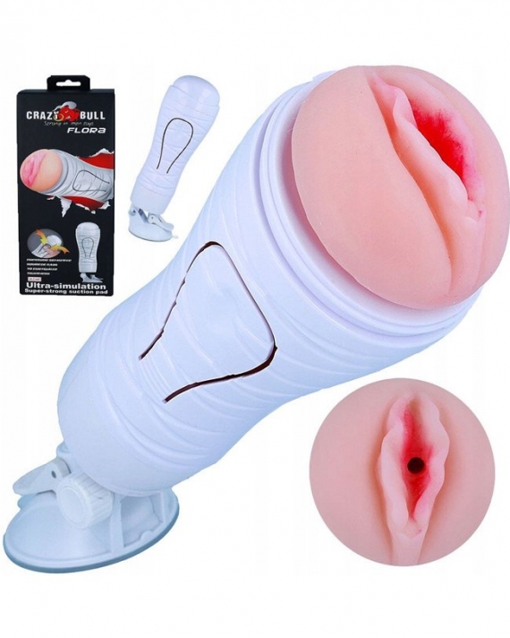 Usb Şarjlı Titreşimli Realistik Vajina Mastürbatör