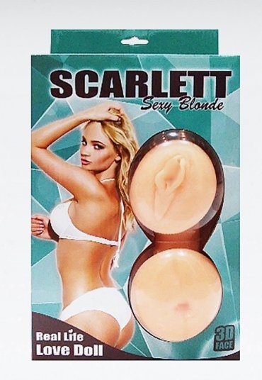 Scarlett Sexy Blonde Gerçekçi Sarışın Şişme Bebek