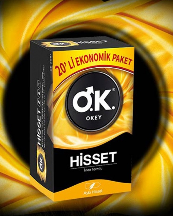 OKEY Hisset Prezervatif 20'li Ekonomik Paket