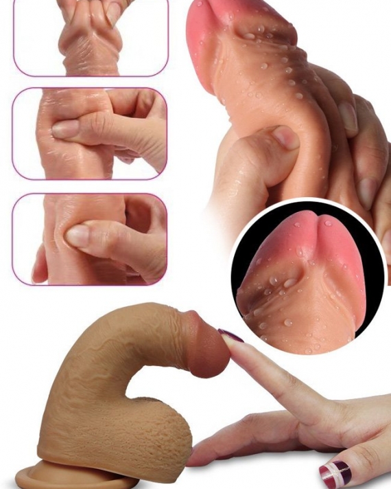 Et Dokusunda Extra Yumuşak Dildo