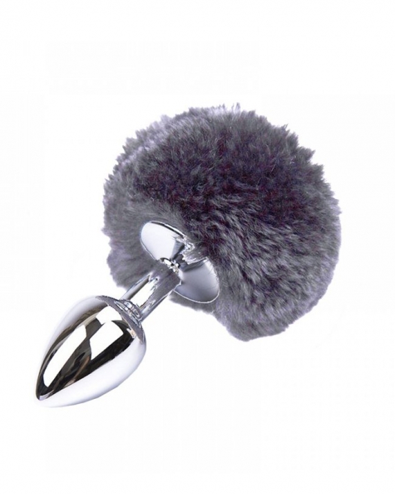 Gri Ponponlu Anal Tıkaç