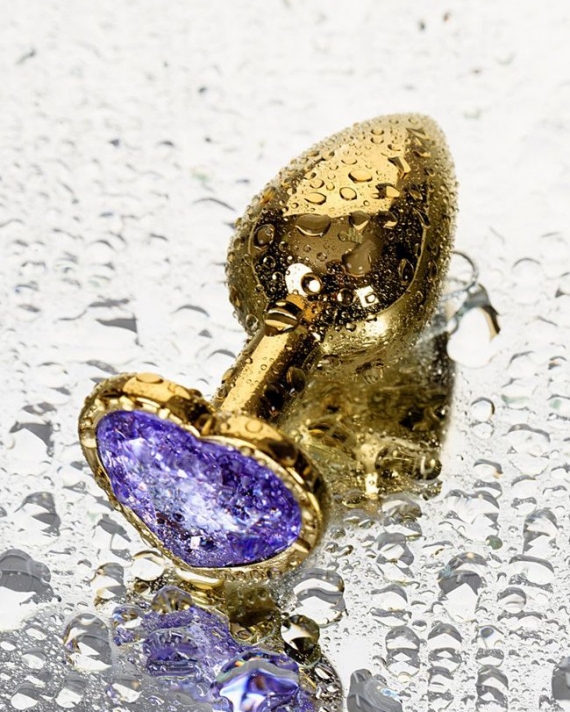 Anal Plug Metal Altın Renk Büyük Boy