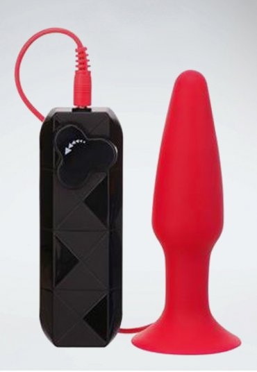 Thriller Ass Titreşimli Kırmızı Anal Tıkaç