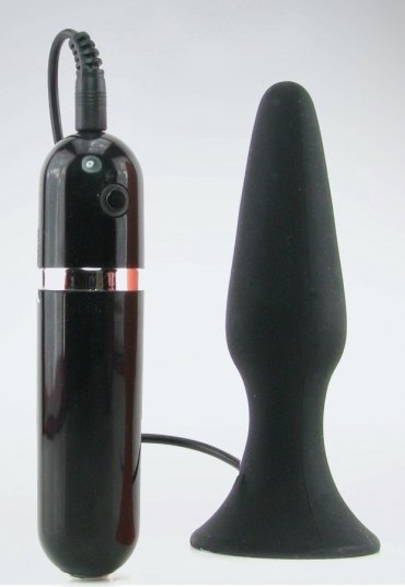 Thriller Ass Titreşimli Siyah Anal Tıkaç