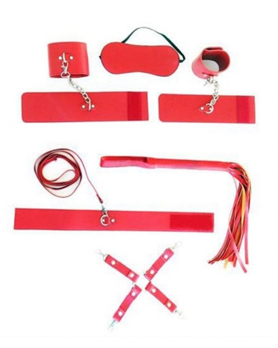 Suni Deri Fetiş Bondage Bağlama Seti