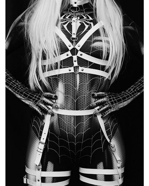 Fantazi Deri Giyim Sexy Harness