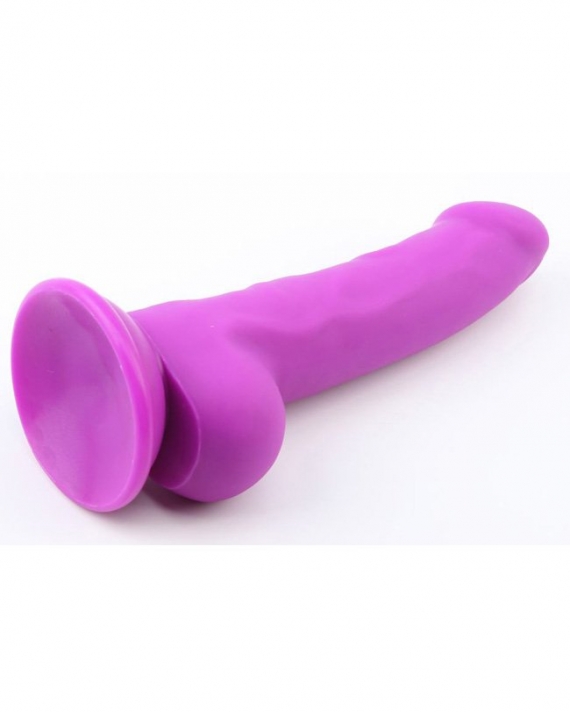Sıvı Silikon Neon Mor Dildo