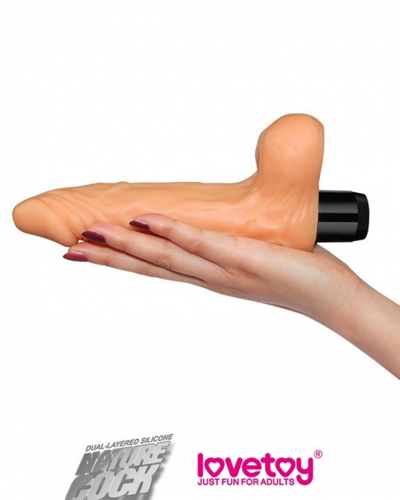 Real Feel Cyberskin 20 Cm Titreşimli Vibratör Penis