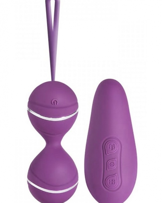 Su Geçirmez Çift Titreşimli Kegel Egzersiz Orgazm Topu
