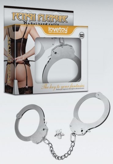 Fetish Metal Kelepçe Gri Erotik Sex Shop Ürünleri