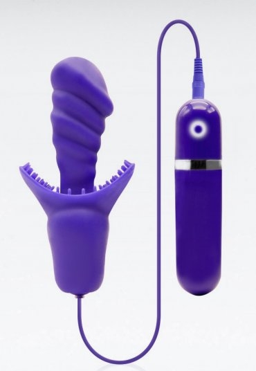 Klitoral Uyarıcılı Silikon Vibratör