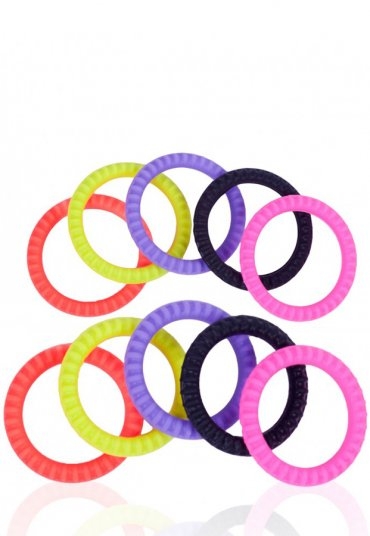 Erection Commander Renkli Penis Halka Seti