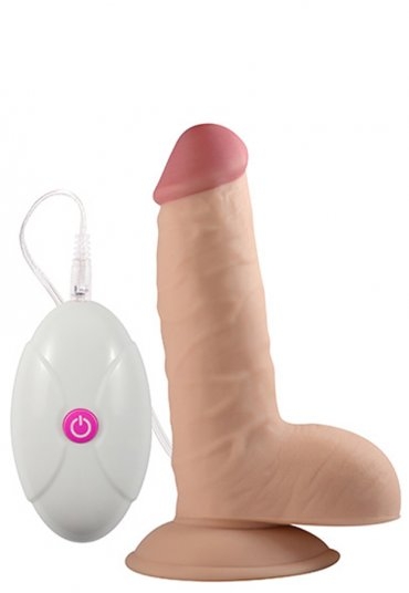 Güçlü 10 Farklı Titreşimli Realistik Dildo Vibratör 17 cm