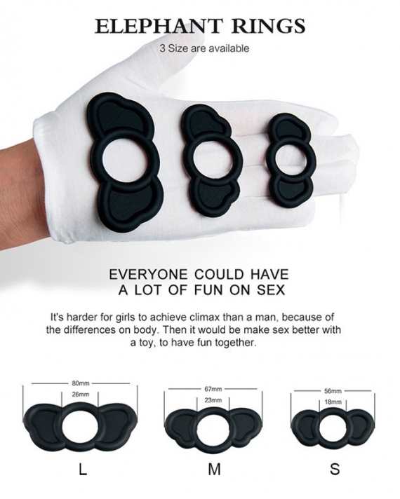 Penextender 3 lü Penis Halka Seti